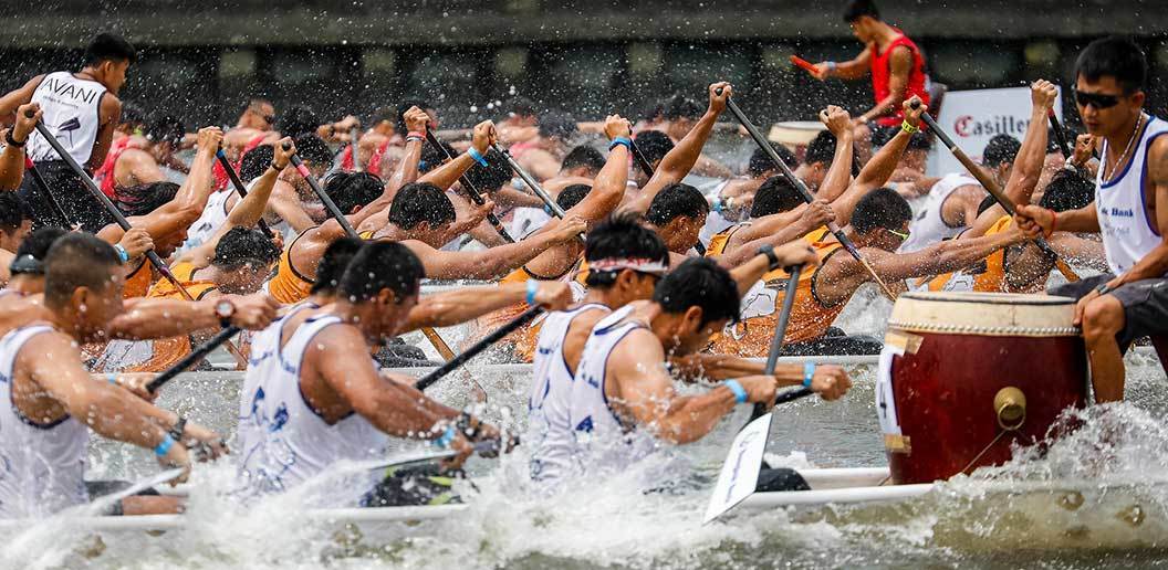 Royal Thai Navy Wins at the 2020 Elephant Boat Race and River Festival
