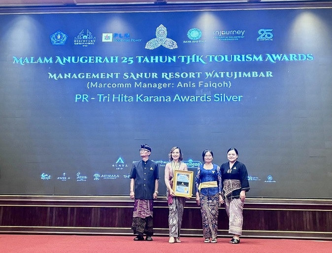 Sanur Resort Watujimbar Receives Platinum I Tri Hita Karana Tourism Award 2025
